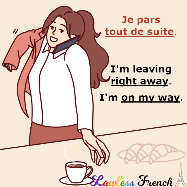 Note on pronouncing 'tout de suite' like a native speaker... it doesn't sound as it looks: lawl.es/tout-de-suite

#French #learnfrench #LawlessFrench #frenchteacher
