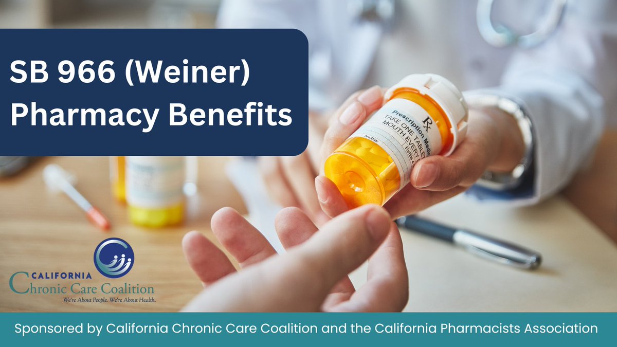 Big shoutout to @Scott_Wiener for spearheading #SB966! This bill takes a stand against unfair tactics by #PBMs that hinder patients' access to essential medications. Let's support fair competition, accountability, and better pharmacy access! 🙌 @CASenCaballero @SenBrianJones