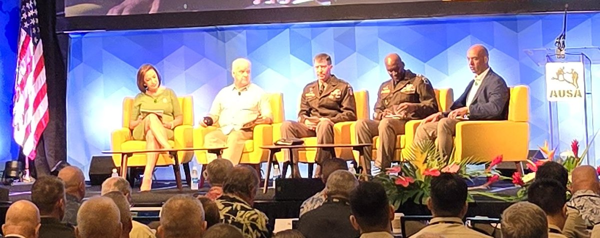 Ukraine used inexpensive drones to  drive Russian Navy from region... Ukraine building 50,000 drones per month.
Panel: Greater than the sum of our parts, Integration of all domains
@AUSAorg #LANPAC2024 in Hawaii
#CAMMVETSMEDIA