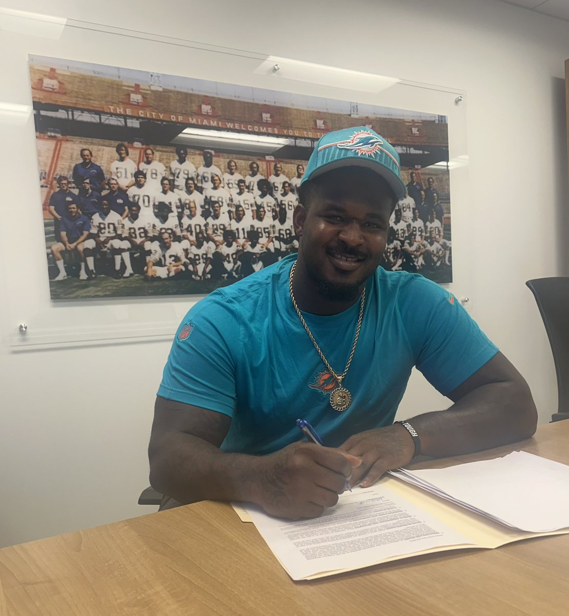 David Haas (@haaslawpllc) on Twitter photo Congrats to my guy <a href="/MarioKendricks/">Mario Kendricks Jr.</a> on signing with the <a href="/MiamiDolphins/">Miami Dolphins</a> ! Proud of you and all the hard work you’ve put in! Congrats to my guy <a href="/MarioKendricks/">Mario Kendricks Jr.</a> on signing with the <a href="/MiamiDolphins/">Miami Dolphins</a> ! Proud of you and all the hard work you’ve put in!