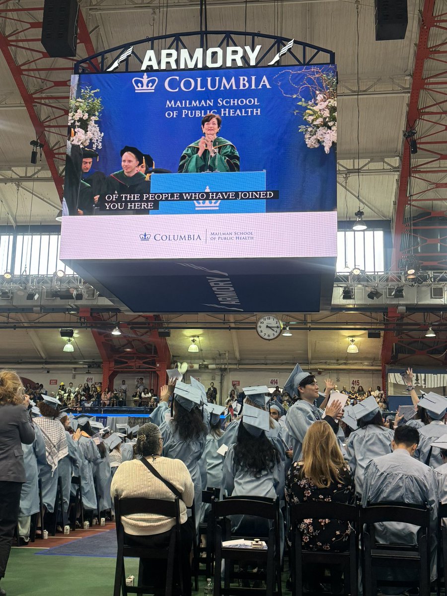 “You are graduating in a time of tremendous and unprecedented challenges when the world desperately needs your expertise, your training, your passion, and your leadership. And you are ready,” Dean Fried to the Class of 2024 #Columbia2024