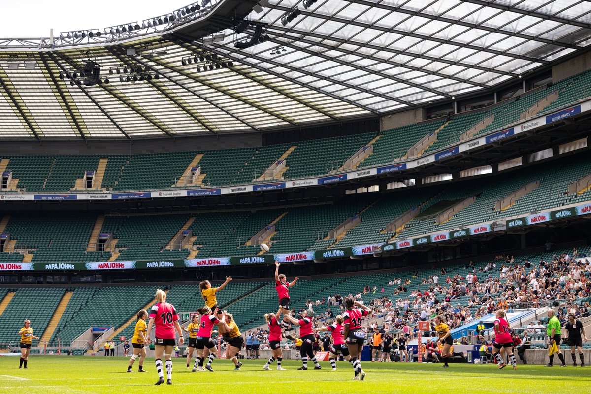 Sheffield Tigers Women 14 v 36 Thurrock Ladies 2nd Women's Junior Cup Final (At Twickenham) 12.05.2024 Full set of Photos Here: flic.kr/s/aHBqjBqgKZ @SheffTigersRUFC