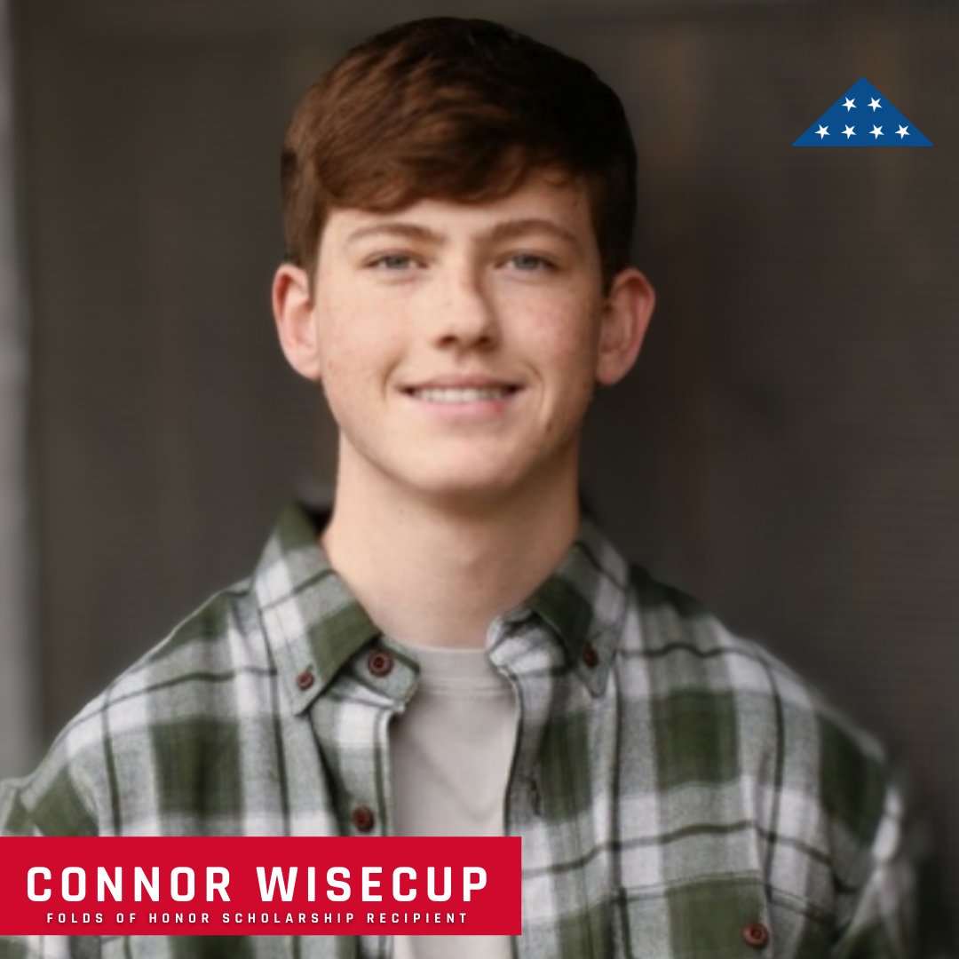 It's National Police Week! Connor's goal is to work in law enforcement. After serving in the military, his father served as a police officer. You can help provide the opportunity for recipients like Connor to continue making a difference by donating at: bit.ly/4a2WHyU