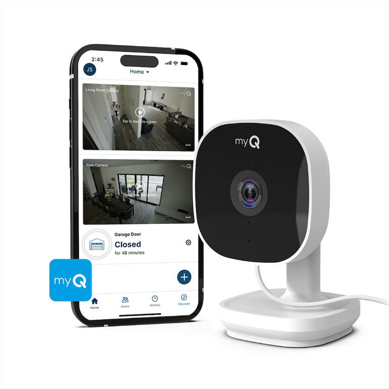 Look inside our newest myQ solution, the Smart Indoor Camera, with this feature from <a href="/gearbrain/">GearBrain</a>. With features like person detection, motion detection, and preview notifications, homeowners have knowledge of activity inside the home.
bit.ly/4ajwBrS
#myQconnected