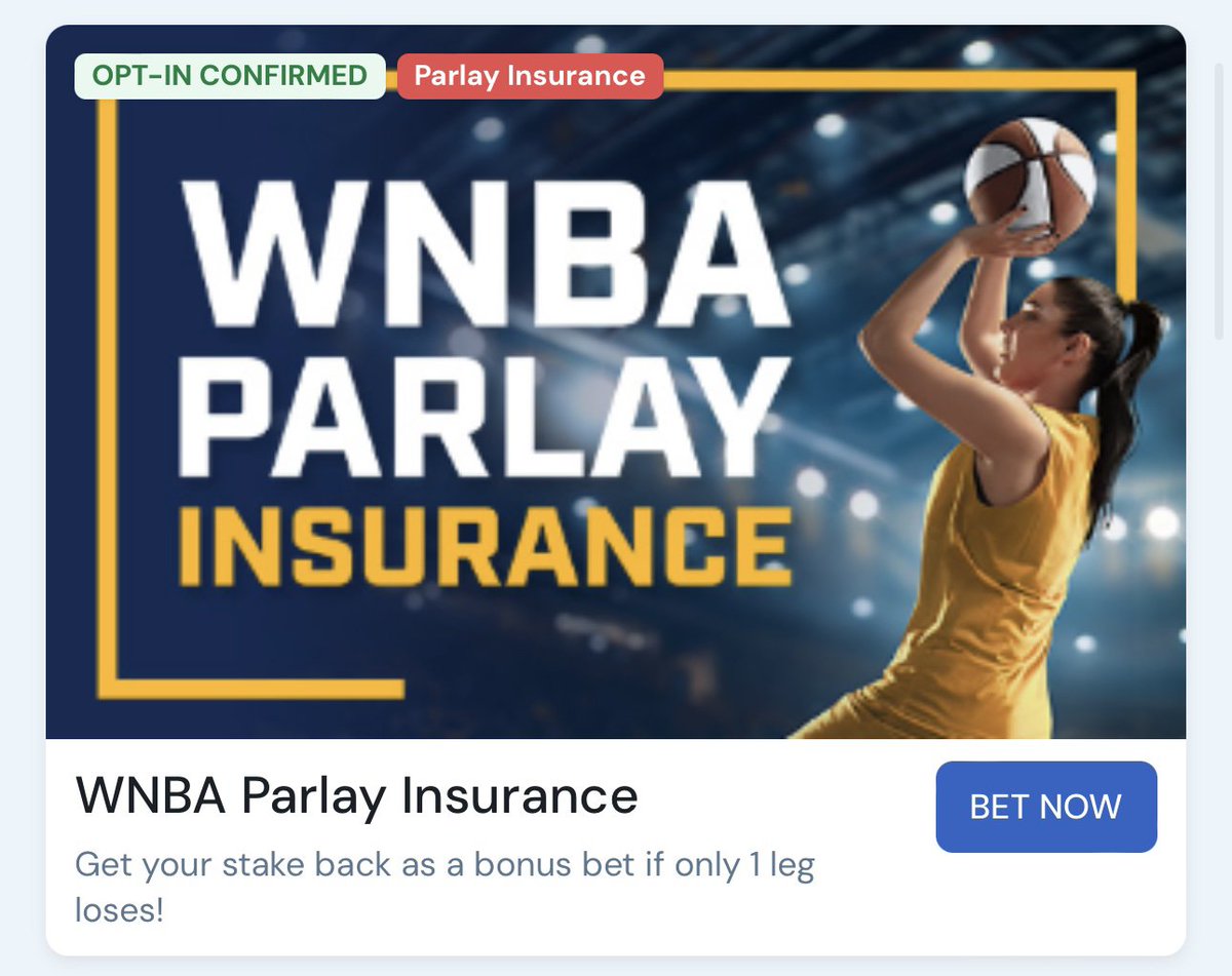 WOMEN'S BASKETBALL IS BACK ⛹️‍♀️🏀⛹️‍♀️

I had a good run on NCAAW plays so let's see if WNBA plays can have the same good results

BetRivers WNBA Parlay Insurance