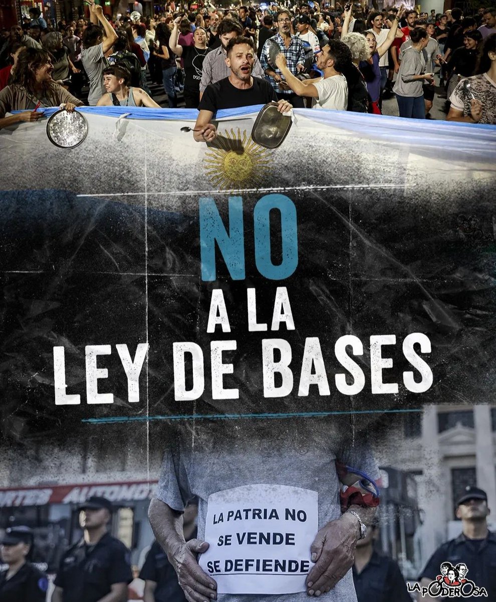 #NoALaLeyBases #LaPatriaNoSeVende