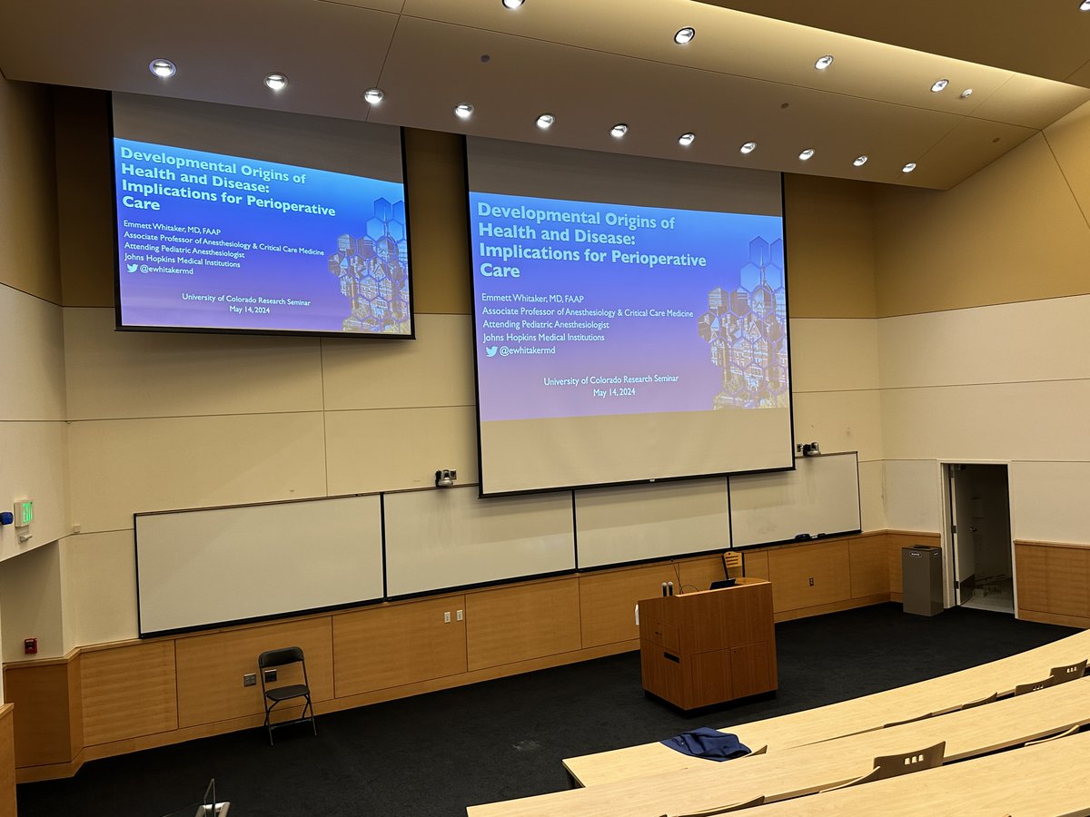 Emmett Whitaker, MD, FAAP🥼👨🔬🧠 (@ewhitakermd) on Twitter photo Had a lovely time giving a research seminar <a href="/CUAnschutz/">University of Colorado Anschutz</a> and <a href="/CUSOMAnesthesia/">CU Department of Anesthesiology</a>! Thanks to my hosts <a href="/DabeChatter/">Debnath Chatterjee, MD, FAAP, FASA</a> and <a href="/DabertrandFab/">Fabrice Dabertrand</a>! <a href="/DrRobDietz/">Rob Dietz</a> <a href="/SapnaKmd/">Sapna Kudchadkar, MD, PhD</a> <a href="/DannyMuehlschMD/">Danny Muehlschlegel, MD, MMSc MBA</a> <a href="/HopkinsACCM/">Johns Hopkins ACCM</a> <a href="/JHPedsAnes/">Johns Hopkins Pediatric Anesthesiology Fellowship</a> #pedsanes Had a lovely time giving a research seminar <a href="/CUAnschutz/">University of Colorado Anschutz</a> and <a href="/CUSOMAnesthesia/">CU Department of Anesthesiology</a>! Thanks to my hosts <a href="/DabeChatter/">Debnath Chatterjee, MD, FAAP, FASA</a> and <a href="/DabertrandFab/">Fabrice Dabertrand</a>! <a href="/DrRobDietz/">Rob Dietz</a> <a href="/SapnaKmd/">Sapna Kudchadkar, MD, PhD</a> <a href="/DannyMuehlschMD/">Danny Muehlschlegel, MD, MMSc MBA</a> <a href="/HopkinsACCM/">Johns Hopkins ACCM</a> <a href="/JHPedsAnes/">Johns Hopkins Pediatric Anesthesiology Fellowship</a> #pedsanes