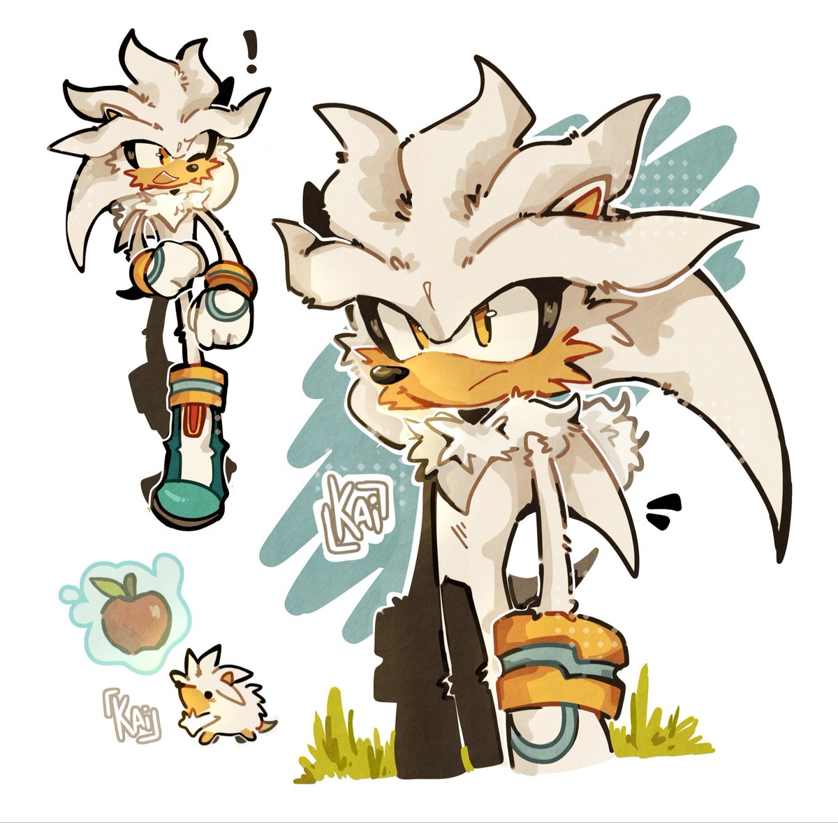 Some quick Silver drawings 🧍❗

#SilverTheHedgehog  #SonicTheHedgehog #SonicFanart #SonicArt #SilverTheHedgehogFanart