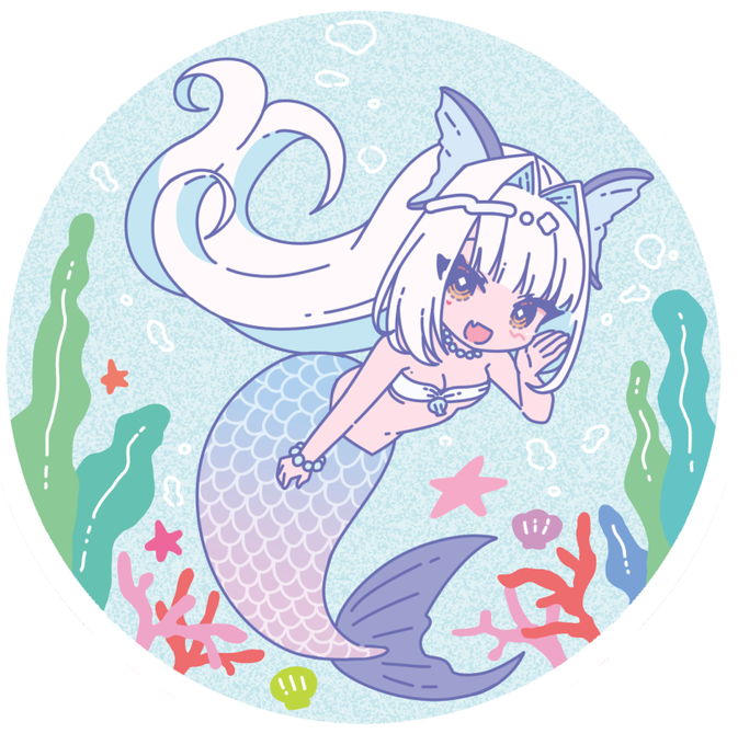 人魚ブランとナース服ウンファ 