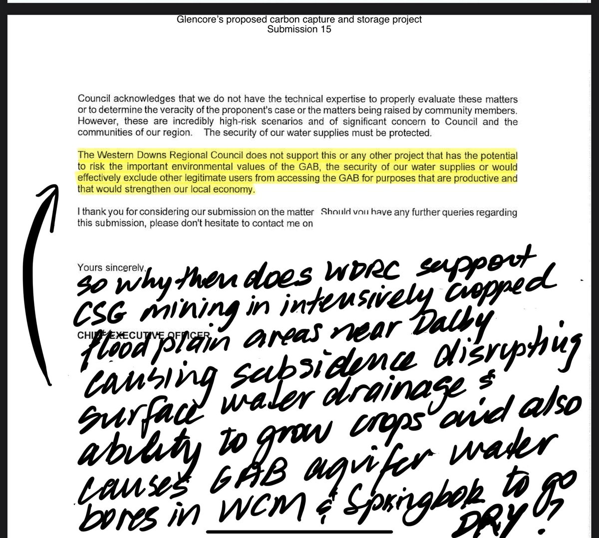⁦Jekyll &amp; Hyde ⁦<a href="/WesternDownsRC/">WesternDownsCouncil</a>⁩ who on one hand supports CSG mining which drains Great Artesian Basin aquifers accessed by farmers &amp; landholders so they have no water, yet opposes CCS due to risk to GAB aquifer contamination. Has WDRC been captured by CSG mining lobby?