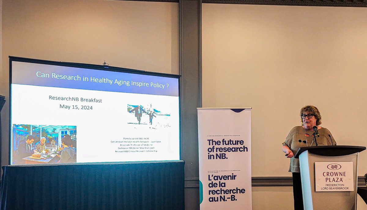 Highlights from today's Legislative Breakfast! 🧑‍🔬📚🔬
___
Faits saillants du petit-déjeuner législatif d'aujourd'hui ! 🧑‍🔬📚🔬

#MoveMoveMove #HealthyAging #ResearchInnovation #NewBrunswick #SeniorsCare