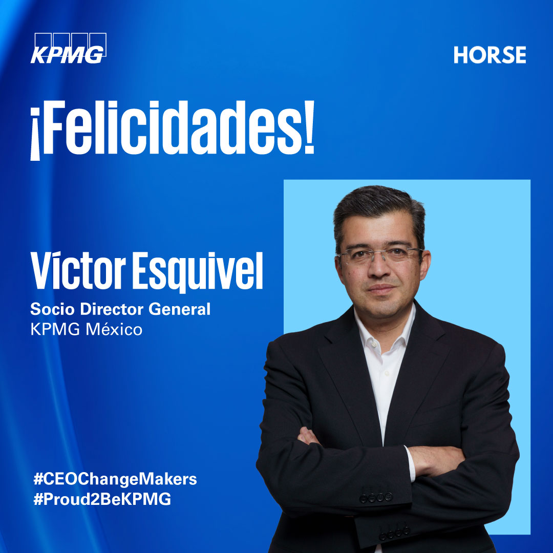Felicitamos a Víctor Esquivel, Socio Director General de KPMG México, por su reconocimiento en el #ranking de #CEOChangeMakers. Su liderazgo, dedicación y pasión por la excelencia son fuente de inspiración. ¡Continuemos avanzando juntos hacia nuevos horizontes de éxito! 🎖