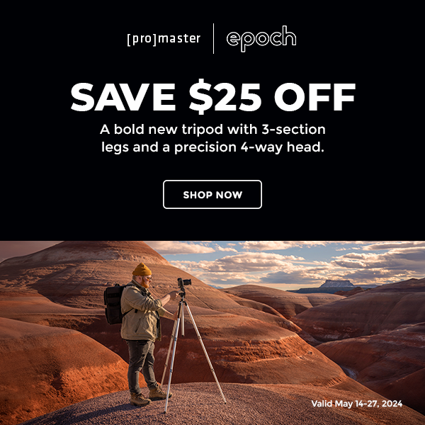 Epoch Tripod - Save $25 OFF  - May 14-27 2024

Learn more about the Epoch tripod: blog.bergencountycamera.com/2024/05/promas…

#promasterphoto #bergencountycamera #tripod #tripodphotography #shopsmall #shoplocal