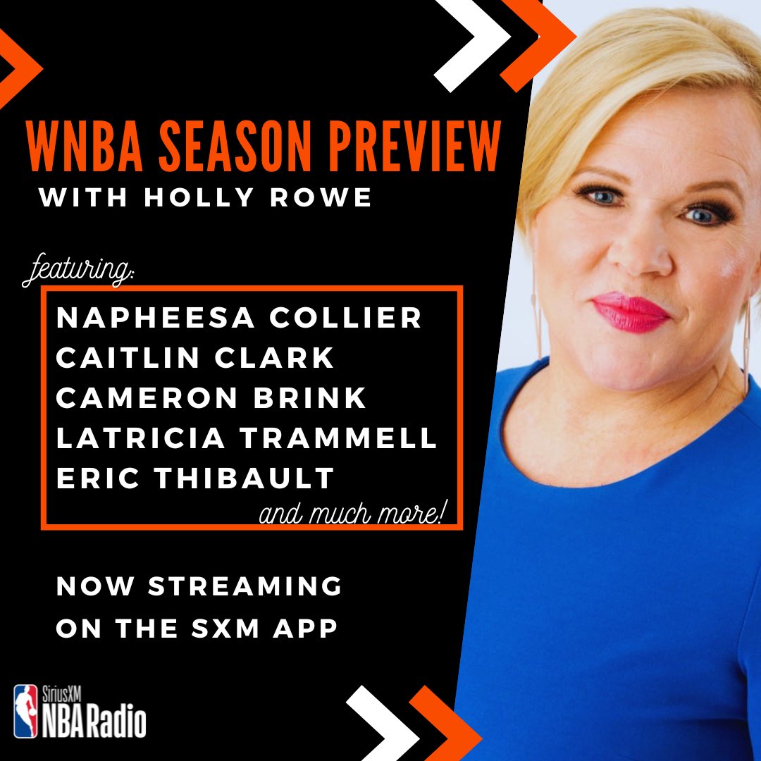 The @WNBA season is here! Hear @sportsiren interview players and coaches to get you ready for the new year! The WNBA Season Preview Show is streaming now on the SiriusXM App 🔊 sxm.app.link/WNBASeasonPrev… #WNBATipOff | @SiriusXMSports
