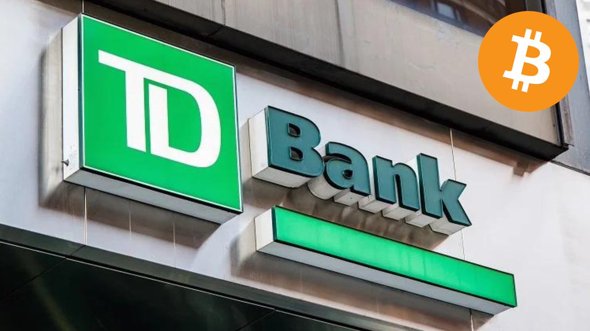 BREAKING: 🇨🇦 Toronto Dominion Bank has #Bitcoin ETF exposure, per SEC filings

Canada's second largest bank!