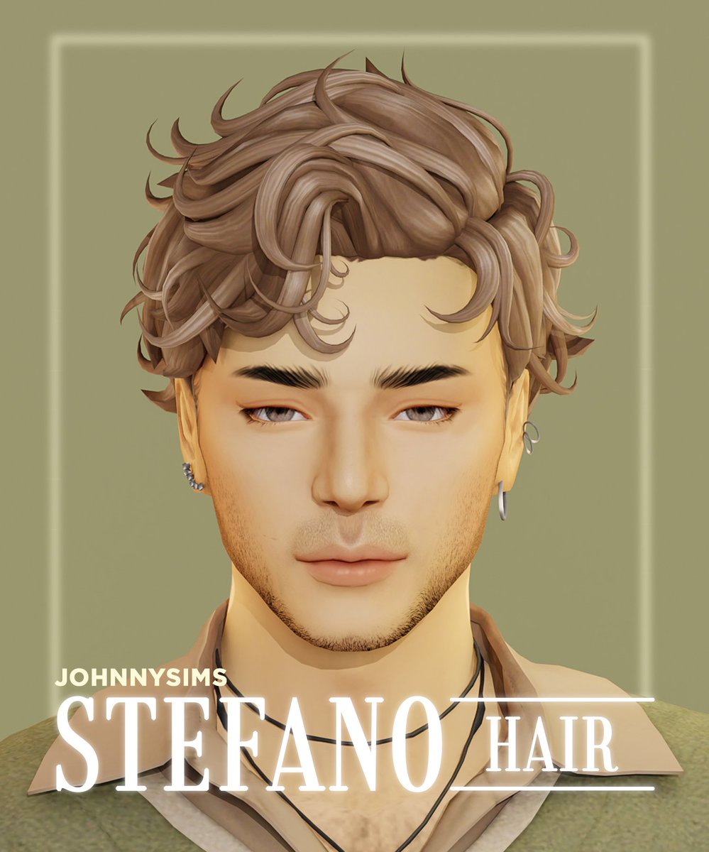 Stefano Hair is now up for download ✨

📌Get it on my patreon! Link in my bio. 
(public release on 05/29)

#TS4 #TheSims4 #sims4cc #s4cc