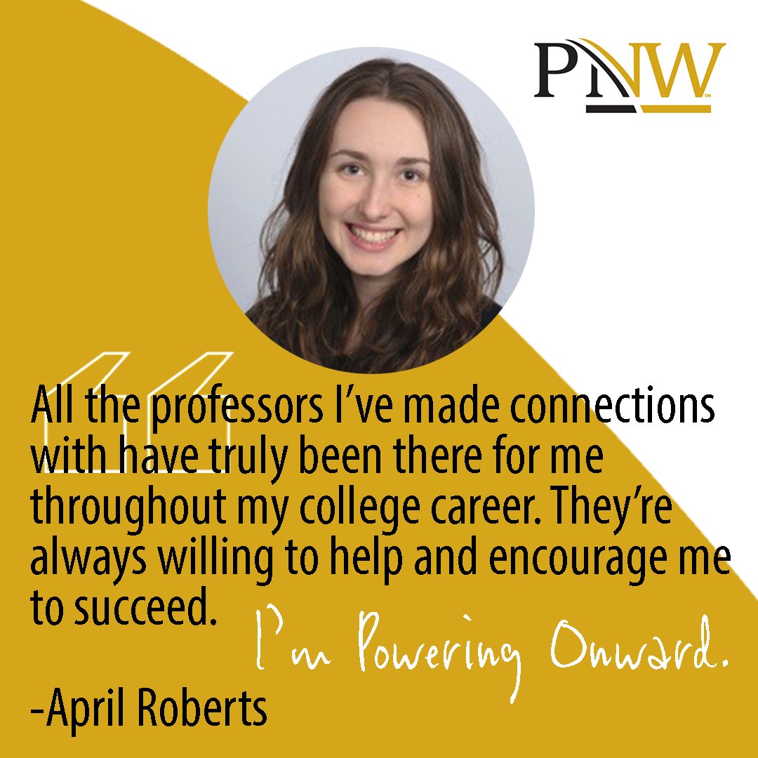 Meet the remarkable April Roberts! From securing two bachelor's degrees from the PNW College of Business to gearing up for her next chapter at KPMG, an auditing, tax and advisory services firm in Chicago, she's truly paving her own path: bit.ly/3K2xme7