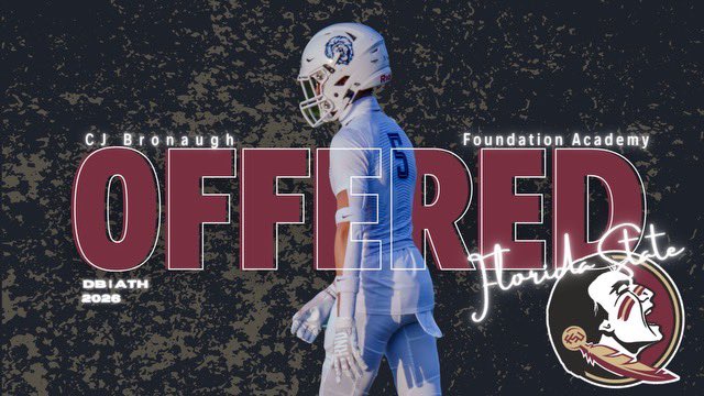 After @CoachWalker0223 had great conversation with @CoachYACJohnson I am blessed to have earned an offer from FSU!!! @Get_Activept @karlos_sr @Andrew_Ivins @On3Recruits @PrepRedzoneFL @CenFLAPreps @FbStutsman @Ricoknowstiktok @Rivals @DanLaForestFB
