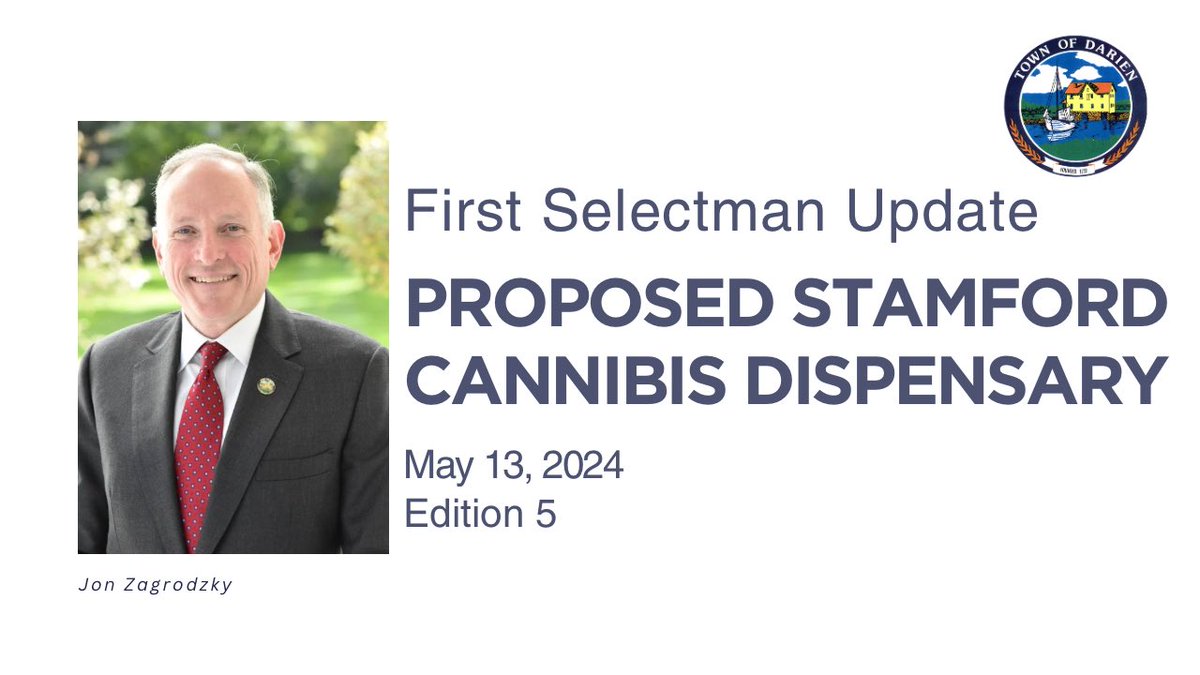 The City of Stamford is looking to approve the opening of a cannibis dispensary her The Boatyard Restaurant is, on the border of Darien. If you would
Like to know about what is happening, watch this video on TV79: darientv79.com/?vimeography_g…