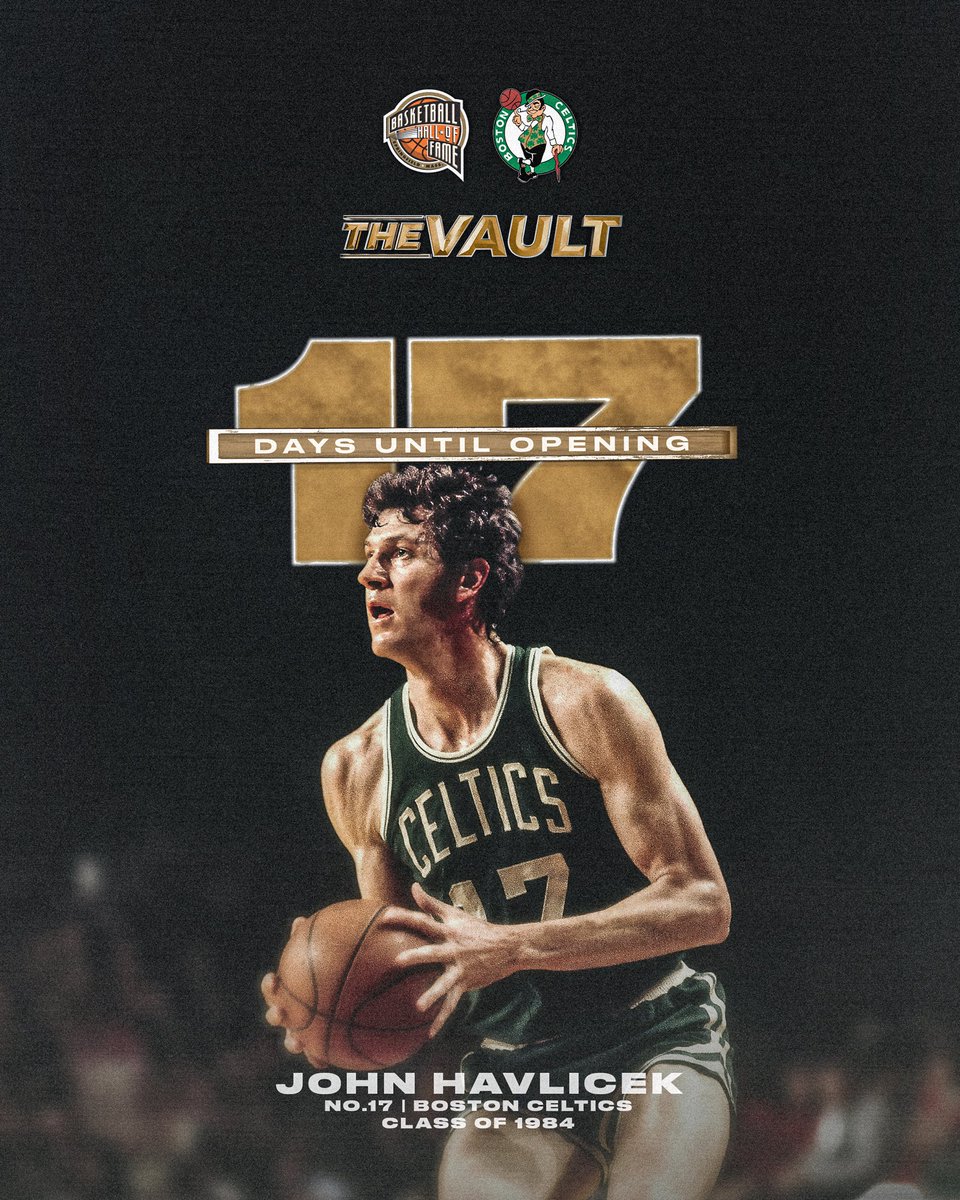 Coming 🔜 The Vault. 🏀☘️ #BHOFVault