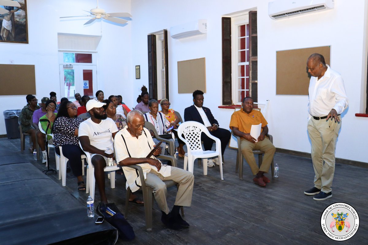 On 9th May 2024, Premier Misick, along with lead consultants from the Central Finance Facility of Trinidad and Tobago Ltd., Mr. Virgil Patrick and Ms. Shelly Daniel-Joseph, met with members of the Grand Turk community to discuss the establishment and operation of a credit union.
