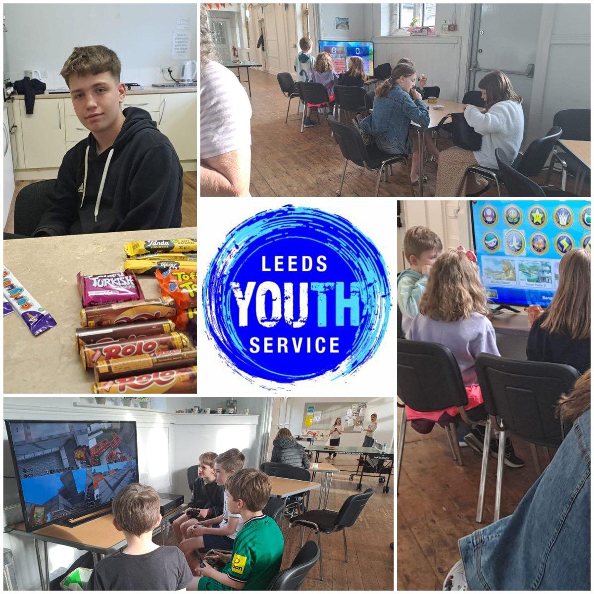 Lots happening at our #Thorner #Youthclub this evening. Discussions focussed on #MentalHealthAwarenessWeek alongside our regular activities 

Big thanks to our #Youth #Volunteer for supporting our #Youthwork team

#LeedsYouthService