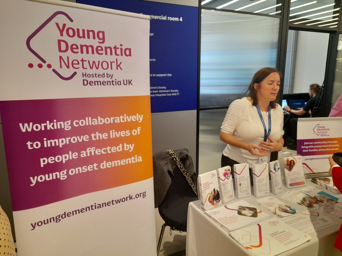 @YoungDemNetwork thanks for the follow. You're our 835th Follower! It was good to meet you at @alzheimerssoc annual conference #ASAC24 today #YoungOnsetDementia i.e. #diagnosed before age 65 @DementiaUK #DAW24 #DementiaActionWeek