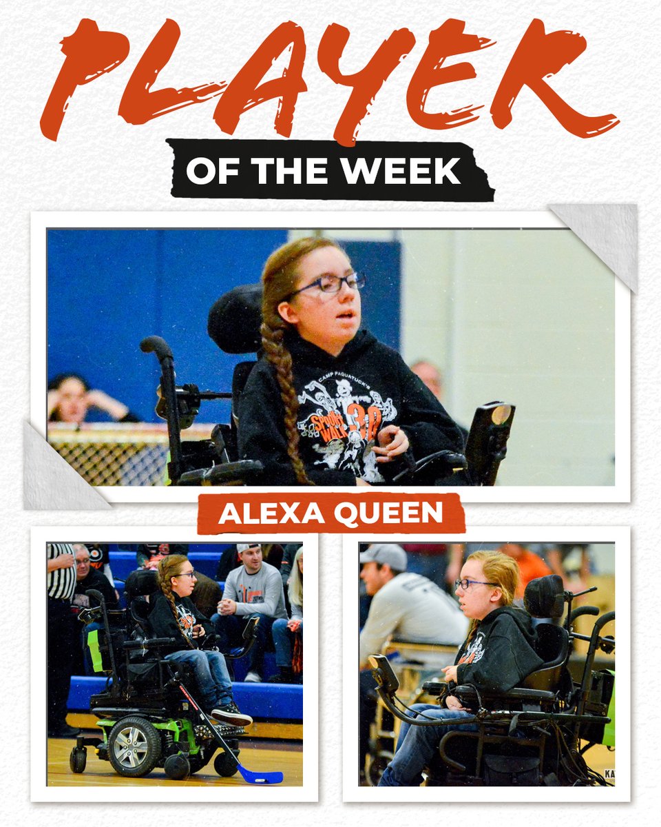 Alexa joined the PowerPlay in 2018. Strong and resilient, Alexa can play multiple positions and finds ways to impact the team on and off the court. Alexa is positive, outgoing, and you can always find a smile on her face. Alexa Queen is our Player of the Week.#PowerPlay20 #Flyers