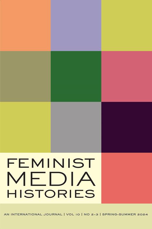 The whole 10th anniversary double-issue of @FemMediaHist 'Curating Feminist Film Archives' is de-paywalled for a short time and free to read! @ucpress @clubdesfemmes @Such_Mayer online.ucpress.edu/fmh/issue/10/2…