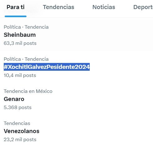 El descontrol del trollcenter de Xóchitl es algo nunca visto en twitter. Hoy fue tendencia #XochitlGalvezPesidenta2024 y ayer lo fue #XochitlGalvezPesidente2024. 20K cuentas cometiendo de nuevo un error inexplicable y adivinen que... Sí, son las mismas de siempre.