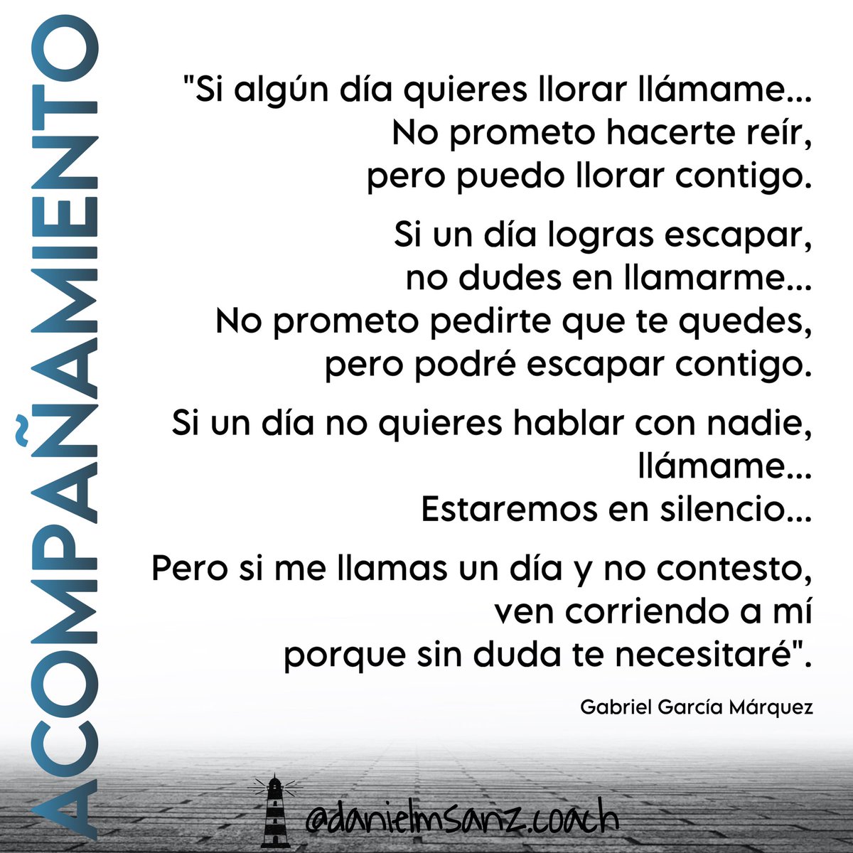 EL ARTE DE #ACOMPAÑAR; 
De caminar al lado, de estar!

#Coaching
#CoachingPersonal 
#CoachingEstratégico
#CoachingEducativo
#CoachingDeEquipos
#CoachingProfesional
#CoachingEmocional
#InteligenciaEmocional
#GestiónEmocional
#Acompañamiento 
@ASESCOcoaching CAC11320
@ASNIE_org 515