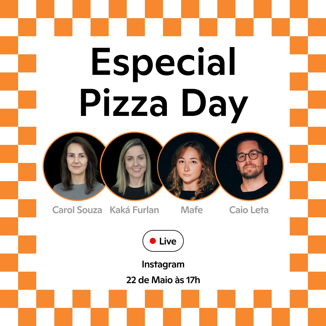 🍕 Na próxima semana, teremos uma live especial em comemoração do Pizza Day com a @areabitcoin no Instagram! Venha conversar sobre a história do Pizza Day, como realizar e incentivar pagamentos em Bitcoin e muito mais! Marque na agenda: 22/05 às 17h. Não perca! 🚀