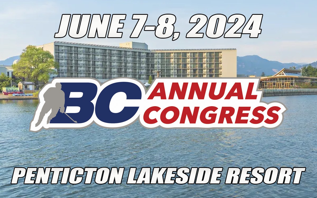 It’s not too late!! Our 2024 Annual Congress is being held in Penticton June 7-8th! Register by May 21st to be entered in a draw to win “Every Kids Dream”. Click the link below for more info and to register. bchockey.net/news-listing/r…