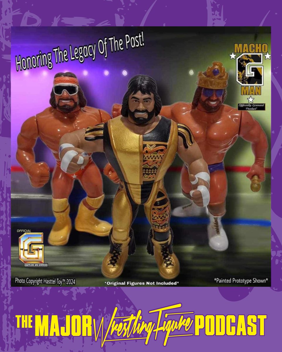 Just shown by @HasttelToy, is a prototype of their upcoming Macho Man from their Grapplers and Gimmicks line. Will you get this to include with your original Macho Hasbro figures? #ScratchThatFigureItch