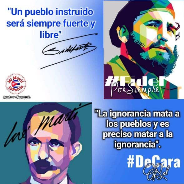 Es importante estar preparados, estudiar, innovar y ser creativos para ganar cualquier batalla.
#DeCaraAlSol 
#FidelPorSiempre 
#MatancerosEnVictoria