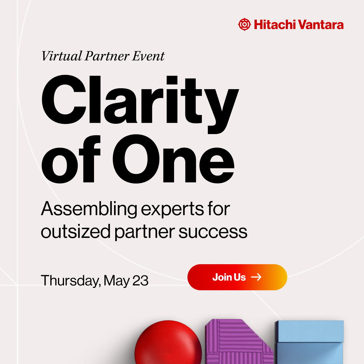 HitachiPartners's tweet photo. Partners, this is an event unlike any others! Grab your popcorn and join our experts to learn about the clarity, flexibility, security and endurance of the unbreakable new VSP One. Register here: https://t.co/KbVvyqlN4m #VSPOne #HitachiVantaraPartners https://t.co/cwryXQbB1X