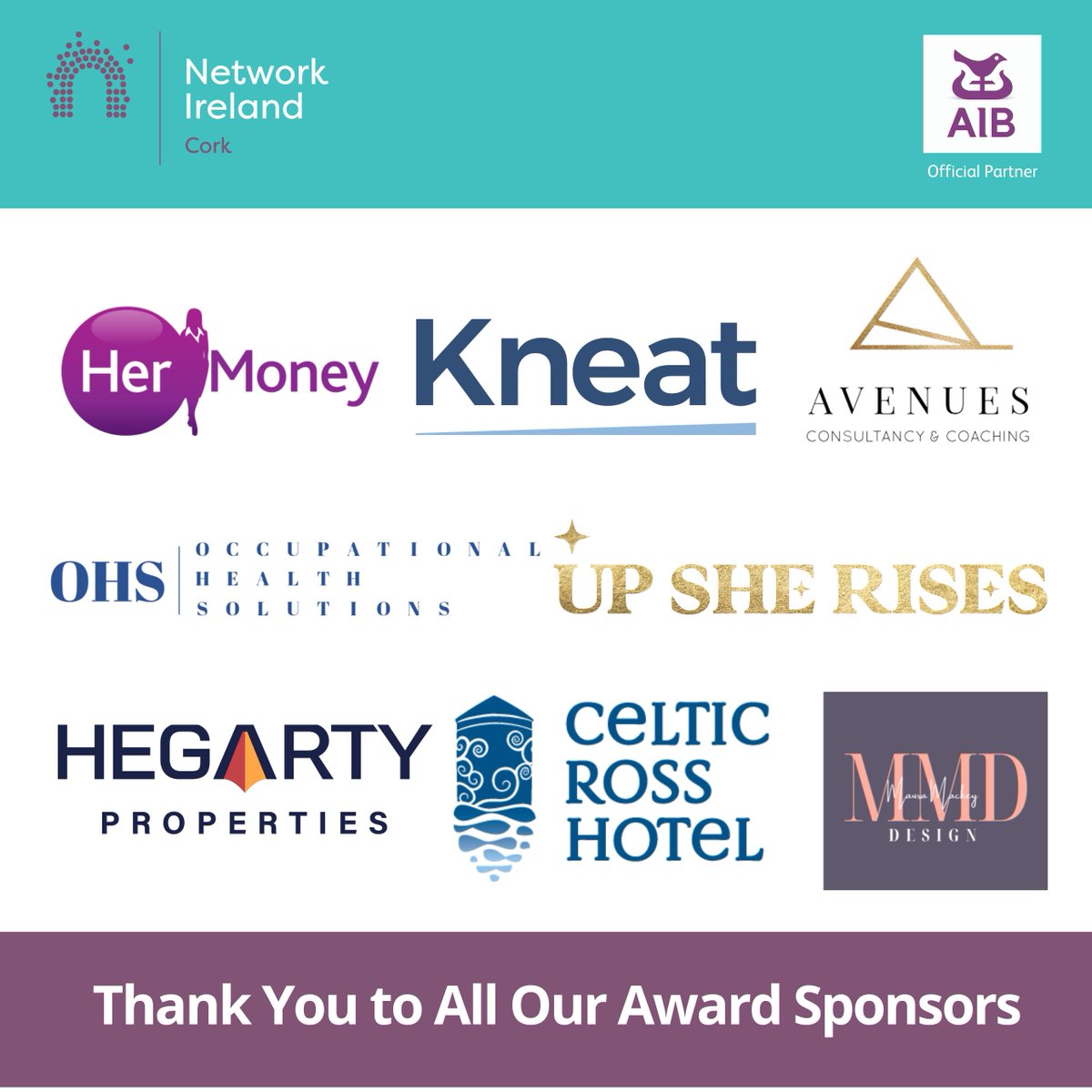 Big thanks to our sponsors for making the Businesswoman of the Year Awards possible!🌟 🌟@OccupationalH14 🌟@AdriannaHegarty 🌟@upsherises_ie 🌟@KneatSoftware 🌟@maura_mackey 🌟@CelticRossHotel 🌟Avenues Consultancy & Coaching 🌟@HerMoneyCWM 🎟️Book Now: bit.ly/44hfBkv