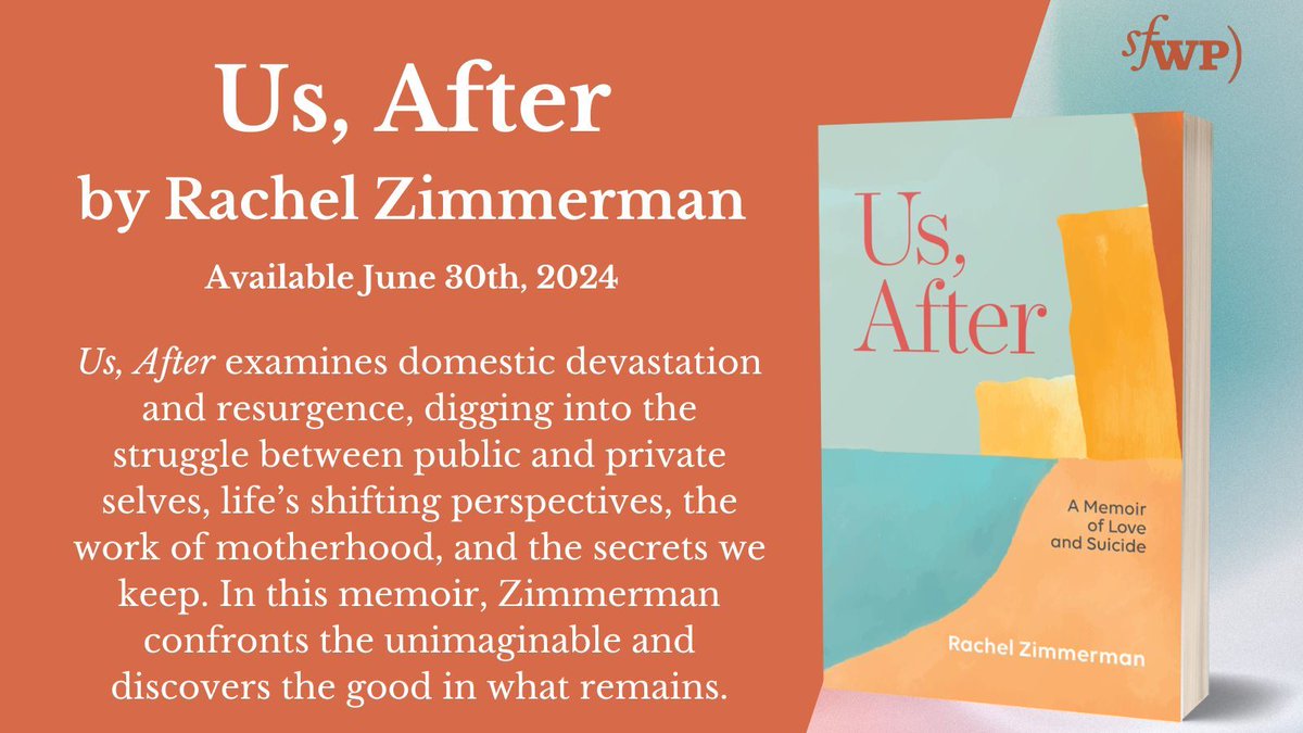 It won't be long until summer is here, so make sure to preorder your copy of US, AFTER: A MEMOIR OF LOVE AND SUICIDE by @zimmerman082 soon! buff.ly/3wwEc8x @SusanSchulman @IPGbooknews