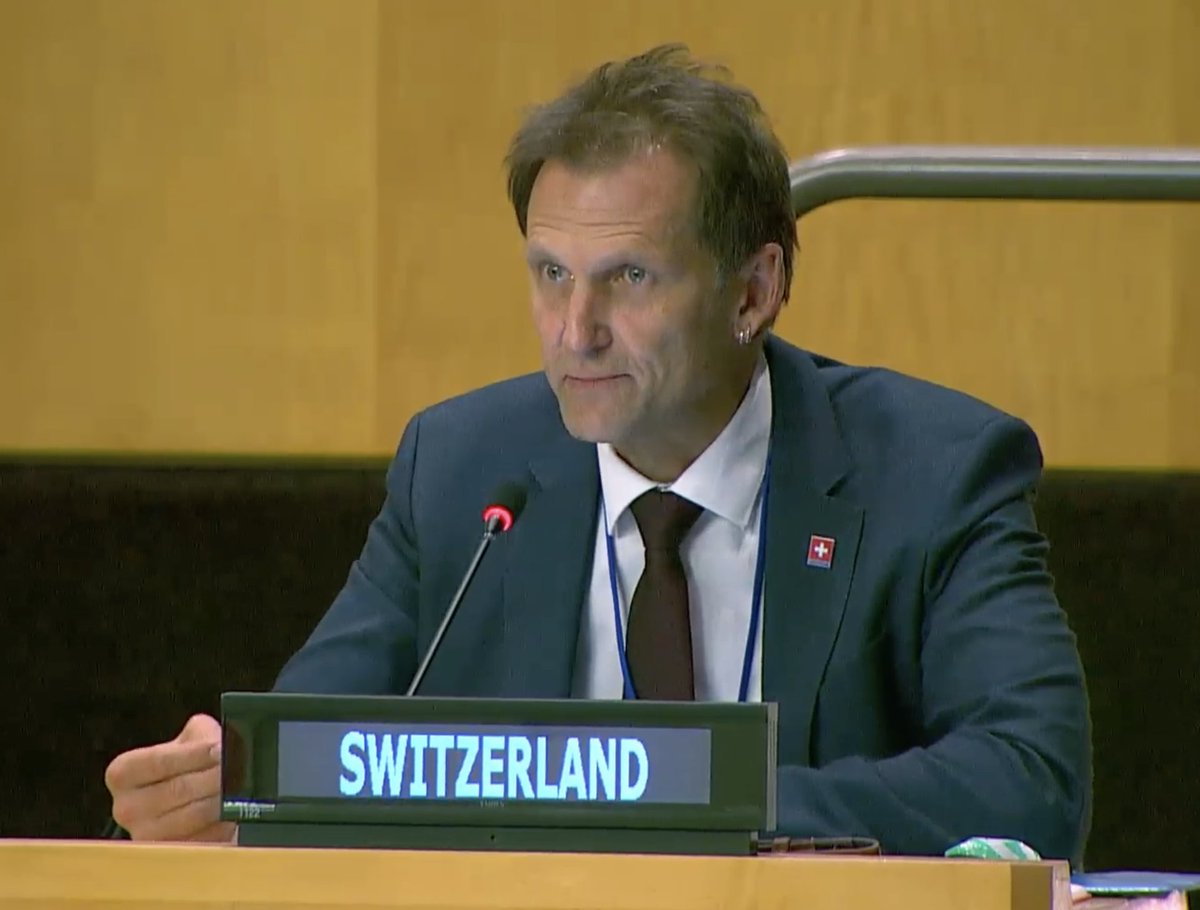 'Switzerland remains a strong supporter of the @UN Resident Coordinator system, and the Joint SDG Fund.' - Representative of Switzerland🇨🇭at #ECOSOC