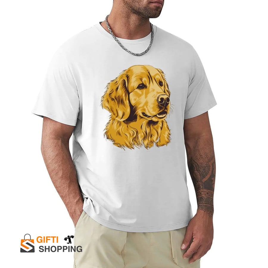 Golden Retriever T-Shirt Order hare 👇 giftishopping.com/collections/go…