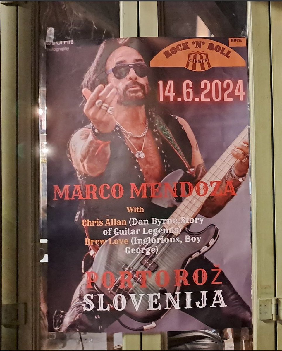 CasaMendoza2012's tweet photo. Slovenia 🇸🇮 See you June 14 at ROCK’N ROLL CIRKUS  in Portoroz.
Let’s rock. The boys @chrisallandrums and @drewlowemusic are ready to ROCK!

#marcomendoza #marcomendozaofficial 

https://t.co/riLemd92TL https://t.co/neqUlIZJqC