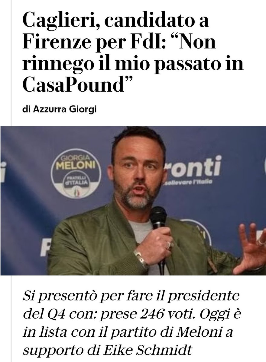 Ma no, non sono fascisti.

#GovernoMeloni #GovernoDellaVergogna #14maggio