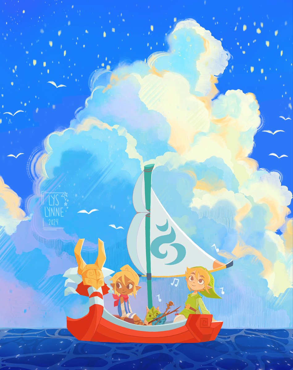 Back on my Wind Waker grind 💪•.°𓊝༄𓇼 #Loz #WindWaker