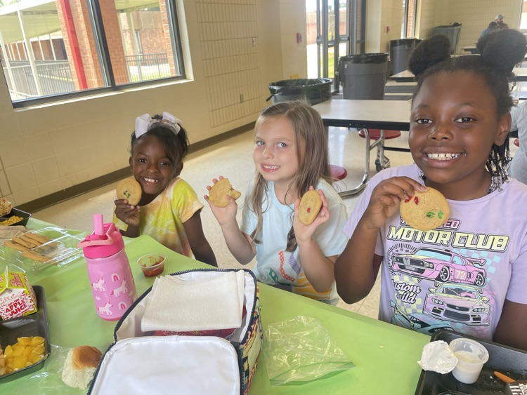 Congratulations to our Students of the Month! Thank you to Farmers Bank &amp; Trust for your continued sponsorship of this program and to Mrs. Rader for providing treats for these students at their special lunch table today!