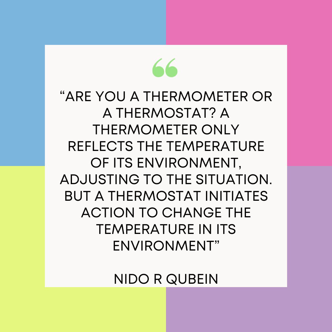 Let’s be thermostats in our lives, taking proactive steps to create positive change! 🌟🔥

Also, whoever is controlling the thermostat in Dallas, bring back the cooler weather! 🌡

#oxyGENerg #oxyGENDFW #quoteoftheday