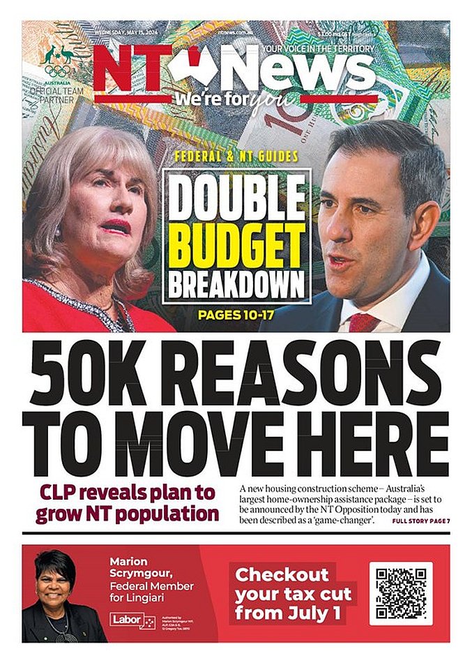 🇦🇺 50k Reasons To Move Here

▫A new housing construction scheme set to be announced on Wednesday has been described as a game-changer

#frontpagestoday #Australia @TheNTNews 🇦🇺