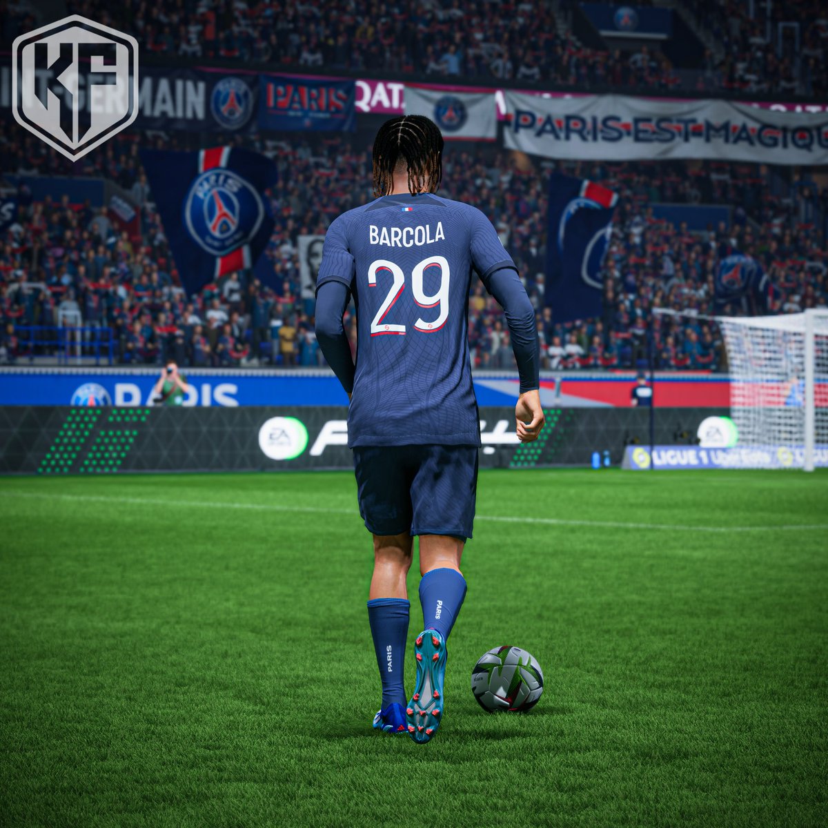 Bradley Barcola 🇫🇷 

Now available for FIFA23 & EAFC24 and also compatible with online mode Ultimate Team! 🤩

🖇️Download link in bio!

#FIFA23 #FC24 #EAFC24 #FUT #UltimateTeam