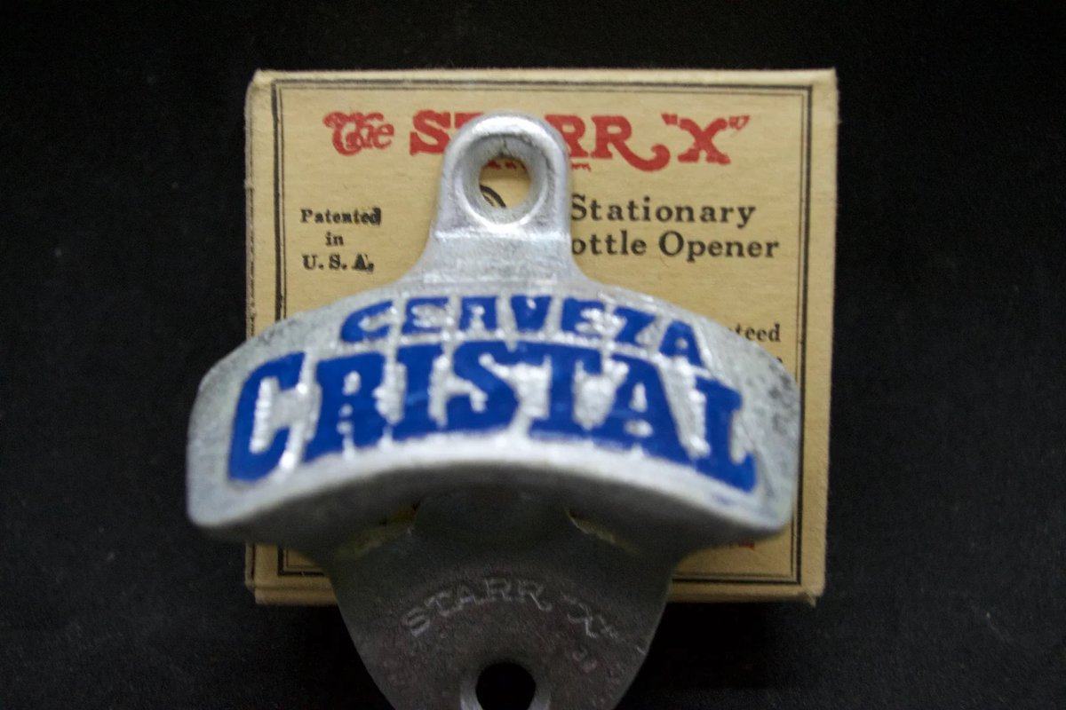 Cerveza Crystal bottle opener by StarX ourtimewarp.etsy.com/listing/888834… #etsy #etsyseller #etsyshop #bottleopener #starX #cervezacrystal