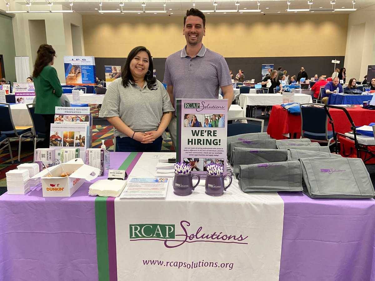 Today our Human Resources team participated in @masshirecenter's Job Fair at the DCU Center in Worcester, MA! Thank you to all the job seekers who stopped by our table to learn about our many available positions.

Appy today ➡️ rcapsolutions.org/careers/