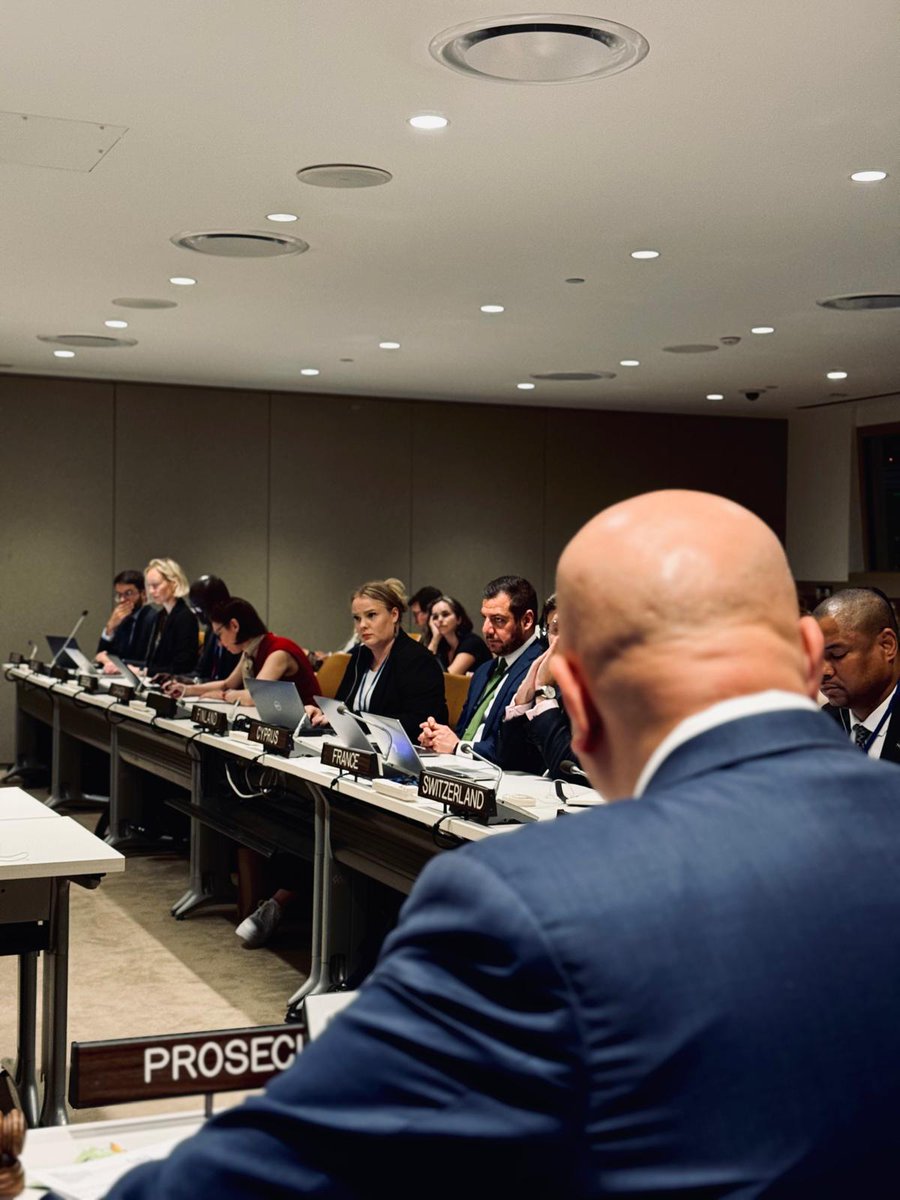 Following briefing to @UN Security Council, #ICC Prosecutor @KarimKhanQC was pleased to meet with the New York Working Group of #ICC Assembly of States Parties. Prosecutor grateful for strong expressions of support for the independent work of the #ICC.